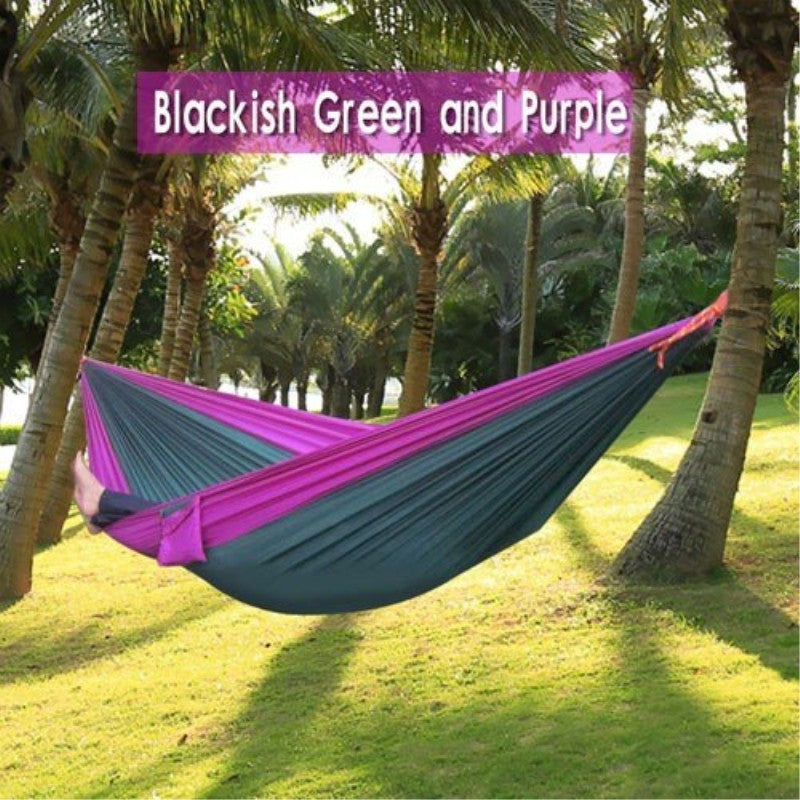 Backpacking Hammock - Portable Nylon Parachute Outdoor Double Hammock - Shopiment