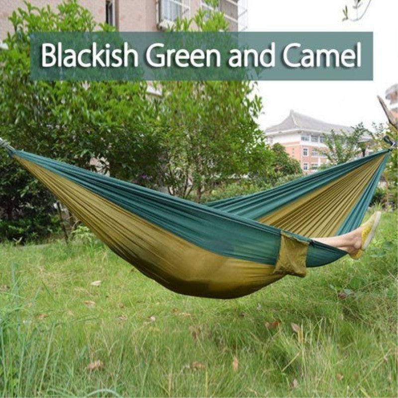 Backpacking Hammock - Portable Nylon Parachute Outdoor Double Hammock - Shopiment