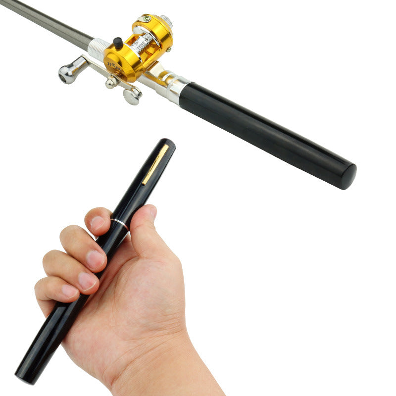 1 meters Mini fishing rod, portable pen fishing rod - Shopiment