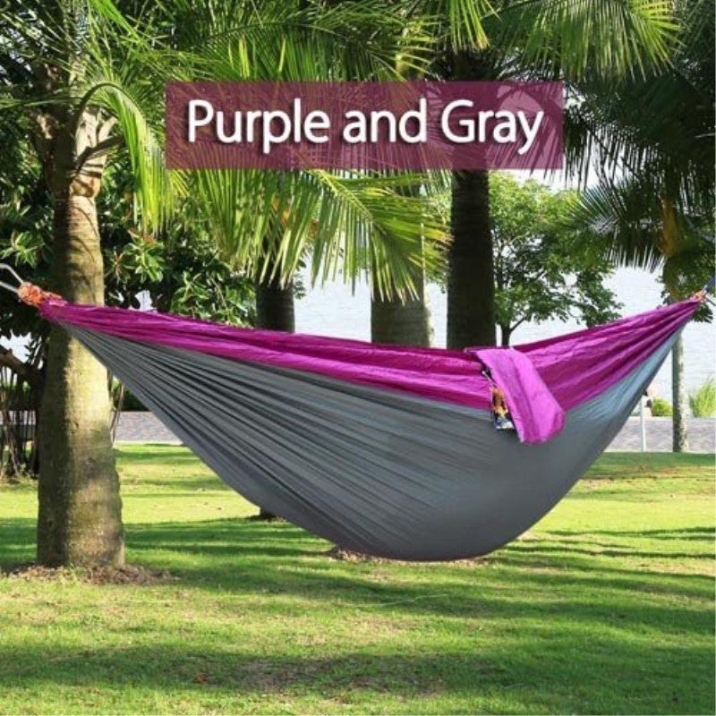 Backpacking Hammock - Portable Nylon Parachute Outdoor Double Hammock - Shopiment