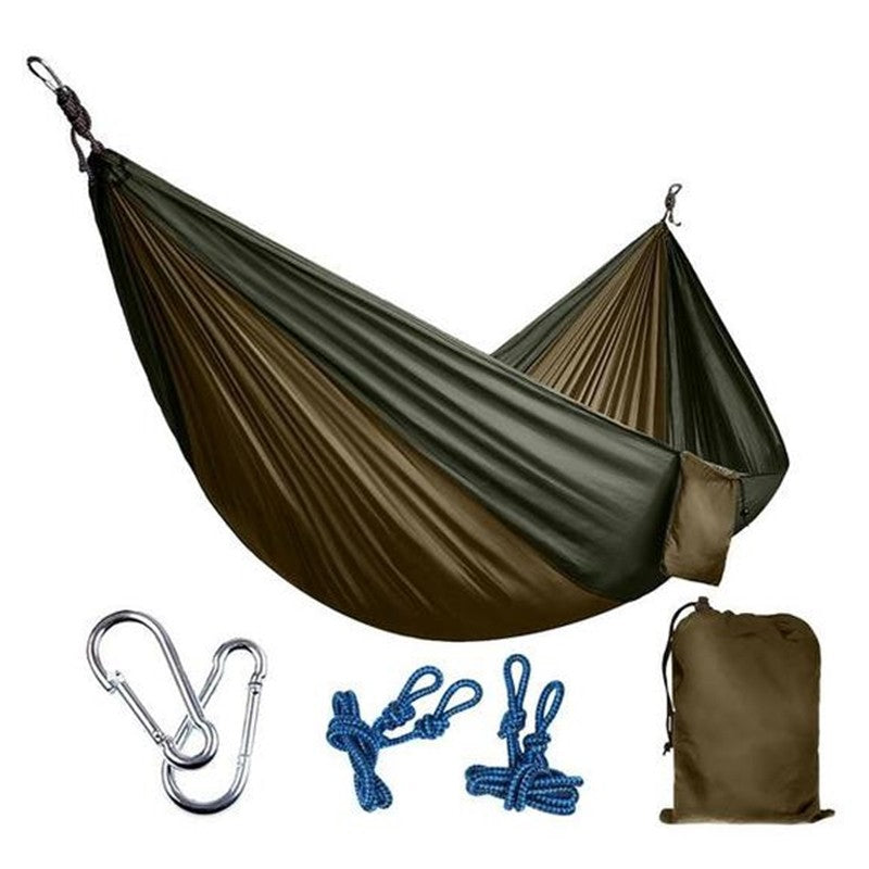 Backpacking Hammock - Portable Nylon Parachute Outdoor Double Hammock - Shopiment