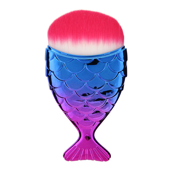 Cosmetic Mermaid Brush Professional Powder Mermaid Makeup Brushes Set Maquiagem Foundation Contour Fish Brush Make Up Tool Kits - Shopiment