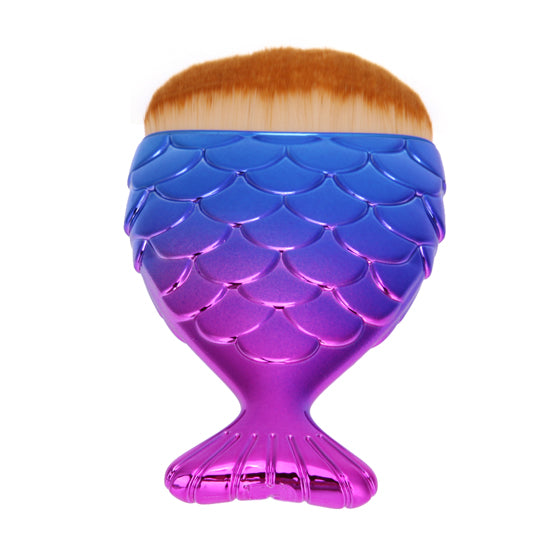 Cosmetic Mermaid Brush Professional Powder Mermaid Makeup Brushes Set Maquiagem Foundation Contour Fish Brush Make Up Tool Kits - Shopiment