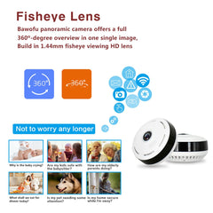 Wifi IP Camera Home Security Wireless 360 Degree Panoramic CCTV Camera Night Vision
