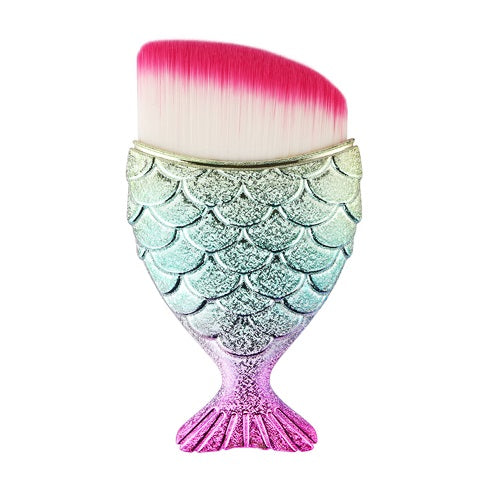 Cosmetic Mermaid Brush Professional Powder Mermaid Makeup Brushes Set Maquiagem Foundation Contour Fish Brush Make Up Tool Kits - Shopiment
