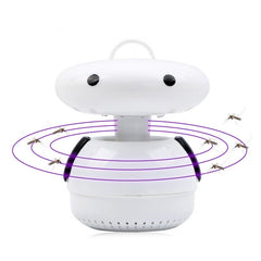 Photocatalysis Non-radiation LED Mosquito Killer Lamp Harmless Electronically Mosquito Dispeller - Wise Black