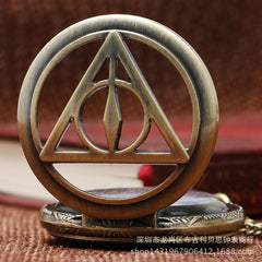 Harry potter - Deathly Hallows Hollow Tripod Quartz Men's Pendant Watch