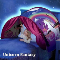 Fantasy Sleeping Tents for kids  instantly open and fasten your bed works on any bed