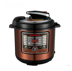 Intelligent electric pressure cooker 6L with LED light display, mechanical control