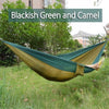 Image of Backpacking Hammock - Portable Nylon Parachute Outdoor Double Hammock - Shopiment