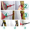 Image of 200*80cm Backpacking Hammock - Portable Canvas Parachute Outdoor Single Hammock - Shopiment