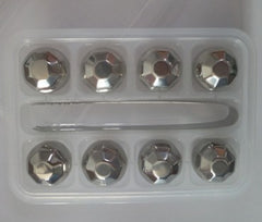 stainless steel ice cube