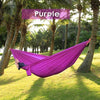 Image of Backpacking Hammock - Portable Nylon Parachute Outdoor Double Hammock - Shopiment