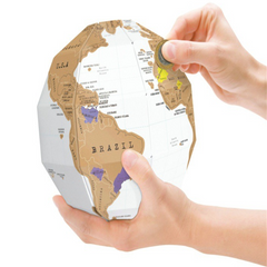 Scratch Globe 3D World Map best use for Childs and Travellers