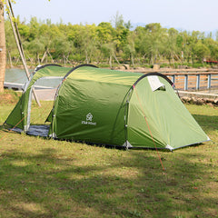 Camping tunnel shape tents, for 2 to 3 people leisure park or beach