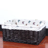 Image of The storage basket willow rattan storage basket kitchen finishing Home Furnishing supplies storage basket wholesale sundry snacks desktop - Shopiment