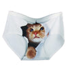 Image of 3d Print Cat Cotton Underwear Women Panties Seamless Briefs - Shopiment