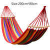 Image of 200*80cm Backpacking Hammock - Portable Canvas Parachute Outdoor Single Hammock - Shopiment