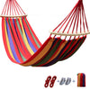 Image of 200*80cm Backpacking Hammock - Portable Canvas Parachute Outdoor Single Hammock - Shopiment