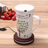 Image of Portable Cookie Shape Cup Mat USB Power Supply Cable Heater Mat Drinks Warmer Tiny Mug Drink Coaster Vacuum Cup Pad - Shopiment