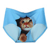 Image of 3d Print Cat Cotton Underwear Women Panties Seamless Briefs - Shopiment