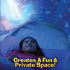 Image of Fantasy Sleeping Tents for kids  instantly open and fasten your bed works on any bed - Shopiment