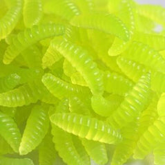 50pcs artificial soft maggot realistic grub fishing lure bait - Shopiment