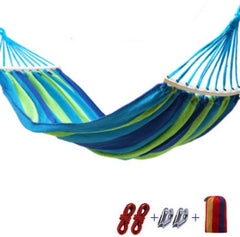 200*80cm Backpacking Hammock - Portable Canvas Parachute Outdoor Single Hammock