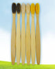 Image of Toothbrush wholesale wooden bamboo charcoal soft toothbrush bamboo wooden handle - Shopiment