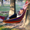 Image of 200*80cm Backpacking Hammock - Portable Canvas Parachute Outdoor Single Hammock - Shopiment