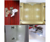 Image of 10 LED cabinet lamps, 0.3W cabinet interior hinge sensor, kitchen bedroom, chest lamp, bedside lamp. - Shopiment