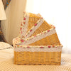 Image of The storage basket willow rattan storage basket kitchen finishing Home Furnishing supplies storage basket wholesale sundry snacks desktop - Shopiment