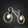 Image of Bicycle chandelier for home and restaurant double head lighting modern Nordic - Shopiment