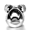 Image of Stainless steel ring men's jewellery ring wholesale vintage sheep's head ring - Shopiment