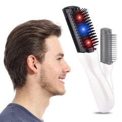 Electric Head Massage Comb Healthy Scalp Vibration Comb Portable Household Battery Massage Comb - Shopiment