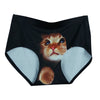 Image of 3d Print Cat Cotton Underwear Women Panties Seamless Briefs - Shopiment