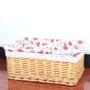 Image of The storage basket willow rattan storage basket kitchen finishing Home Furnishing supplies storage basket wholesale sundry snacks desktop - Shopiment