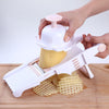 Image of Multifunction kitchen shredder - Fruit Vegetable Shredder Slicer Shredding Device Multifunction Manual Potato Cutter - Shopiment