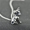 Image of 3D Dog Pendant 925 Silver Necklace - Shopiment