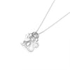 Image of Monkey Eating Banana Pendant 925 Silver Necklace - Shopiment