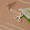 Image of STERLING SCISSORS SILVER EARRINGS CUTE AND SMALL - Shopiment