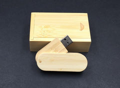 USB flash drive Wooden pendrive with wood gift case - Shopiment