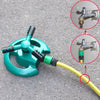 Image of Garden Sprinklers Automatic watering Grass Lawn 360 Degree Circle Rotating Water Sprinkler 3 Nozzles Three Arm Garden Pipe Hose - Shopiment