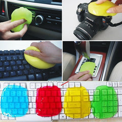 Universal Keyboard, Car and home Cleaning Glue with high tech Wipe Compound - Shopiment