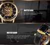 Image of Black Gold Men Mechanical Watch Montre Homme Man Watches - Shopiment