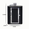 Image of LMETJMA 5oz Hip Flask & Creative Cigarette Case Stainless Steel Hip Flask Wine Flagon Pot Liquor Alcohol Whiskey Bottle KC0326-3 - Shopiment