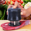 Image of Professional Meat Tenderizer Needle With 56 Stainless Steel Blades Kitchen Cooking Tools Tender Meat Hammer - Shopiment