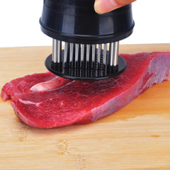 Professional Meat Tenderizer Needle With 56 Stainless Steel Blades Kitchen Cooking Tools Tender Meat Hammer