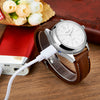 Image of Rechargeable USB Lighter Watch - Date Clock Electronic Men's Casual Quartz Wristwatch Windproof Flameless Cigarette Lighter - Shopiment