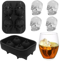 Silicone Bones Skull Ice Cube Mold Kitchen Chocolate Tray Silicone Cake Candy Mould Cooking Tools